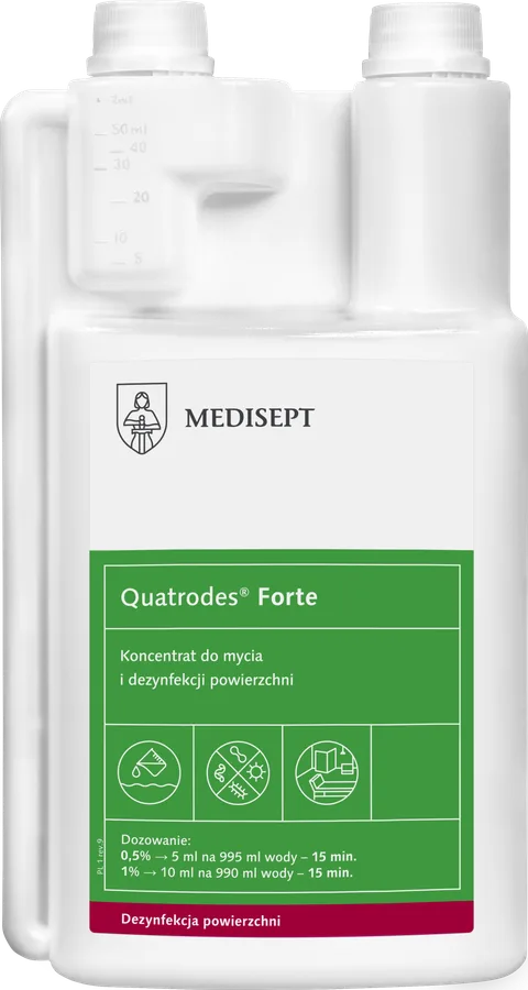 MEDISEPT QUATRODES FORTE Koncentrat do dezynfekcji powierzchni 1L