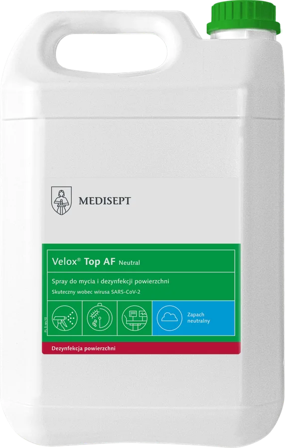 MEDISEPT VELOX TOP AF Płyn do dezynfekcji i mycia powierzchni 5L neutralny