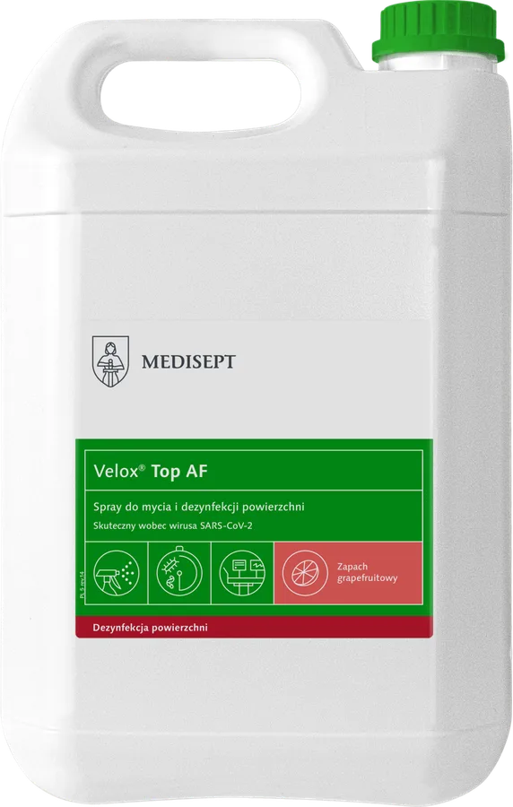 MEDISEPT VELOX TOP AF Płyn do dezynfekcji i mycia powierzchni 5L grapefruit