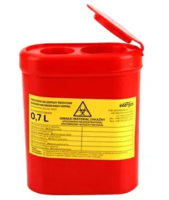 POJEMNIK NA ODP.AMB. 0.7L okrągły
