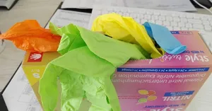 RĘKAWICA NITRYLOWA L STYLE tutti frutti