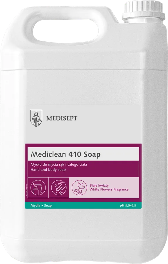 MEDISEPT MEDICLEAN MC 410 Mydło w płynie 5L białe kwiaty