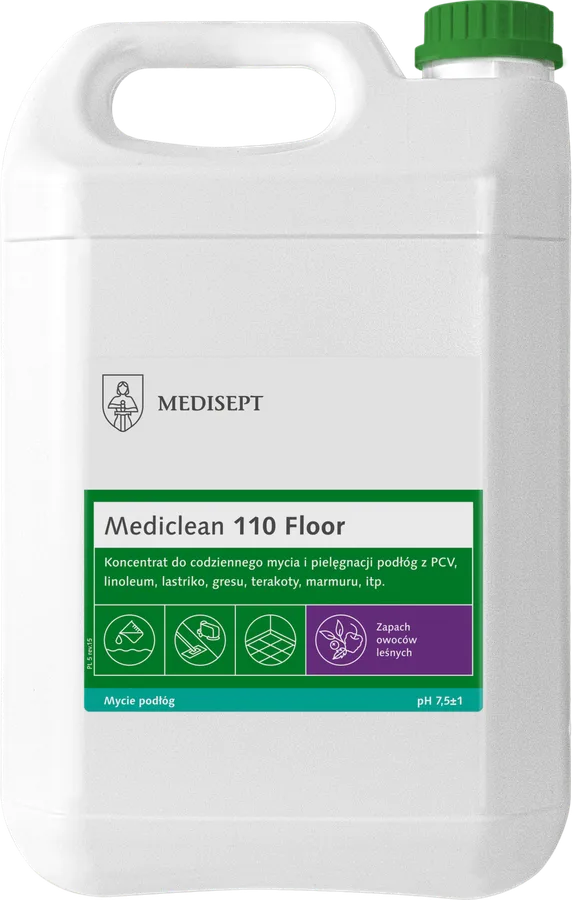 MEDISEPT MEDICLEAN MC 110 Floor Koncentrat do pielęgnacji podłóg 5L owoce leśne